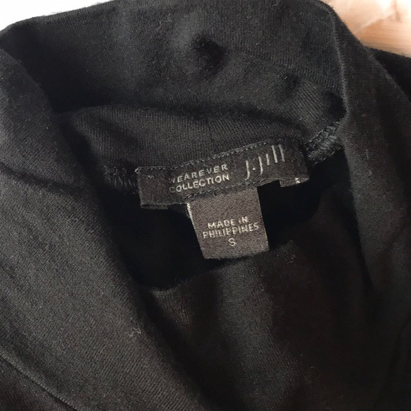 J. Jill black maxi minimalist long sleeve dress - Picture 4 of 7